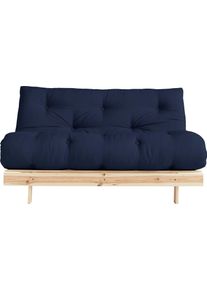 KARUP Slaapbank Daybed Roots Slaapbank – ??Gastenbed & Bank van FSC-Grenen bedden maat Katoenmix blauw