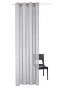 my home Gordijn Fiete Linnen look, monochroom, basic, onderhoudsvriendelijk, verschillende maten (1 stuk) kant & klaar gordijnen maat 3 beige