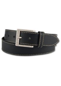 Bernd Götz BERND GÖTZ Leren riem met genaaid randontwerp heren riemen maat 105 zwart