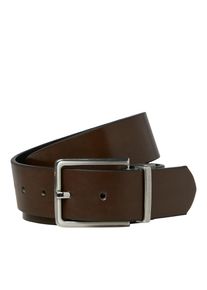 Jack & Jones Jack & Jones Leren riem JACGARDA REVERSIBLE BELT NOOS heren riemen maat 95 bruin