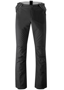 Maier Sports Skibroek Joscha slim Heren sneeuwbroek met bretels, wind/waterdicht, slim fit unisex outdoorbroeken maat 24 zwart