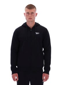 Reebok Capuchonsweatvest COLTON SMALL LOGO ZIP THROUGH HOODY (1-delig) heren sweatvesten maat XXL zwart