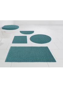 my home Badmat Numan, badmat, badkamer tapijt badmatten maat 7 blauw