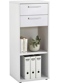 FMD Ordnerrek Calvi in 2 hoogtes, veel opbergruimte, verstelbare planken, uitbreidbaar, breedte: 47 cm boekenkasten wit