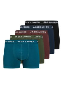 Jack & Jones Jack & Jones Trunk JACTEO – Elastische boxershorts met stretch en band (set, 5 stuks) heren boxershorts maat XL multicolor