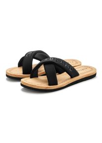 ELBSAND Slippers Sandaal, badslipper, badschoen ultralicht VEGAN dames sandaaltjes maat 43 zwart