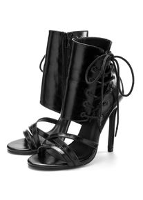 LASCANA Belle Affaire Highheel sandaaltjes Sandaal met verfijnde vetersluiting, verleidelijke zomerschoen met veters, open schoen, sandaal dames