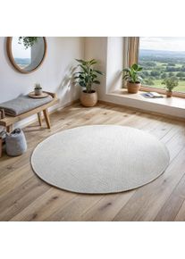 OTTO Wollen kleed Wolldroom puur Omkeerbaar tapijt, handgeweven, uni-kleuren, 100% wol, woonkamer wollen vloerkleden beige
