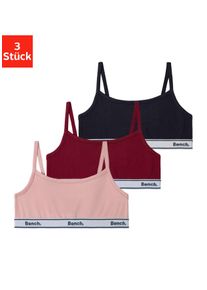 Bench. Bustier met verstelbare schouderbanden (set, 3-delig) meisjes bh's maat 146/152 roze