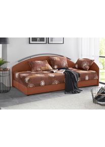 Maintal Bed met bedkist bruin, slaapbanken, Breedte ligoppervlak: 80 cm, Lengte ligoppervlak: 200 cm