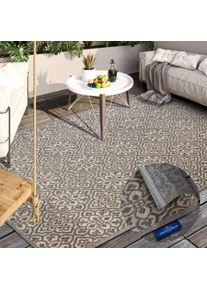 Villeroy & Boch Villeroy & Boch Outdoorkleed Julie In-& Outdoor, Vlakweefsel, weerbestendig, Terras, Balkon, modern, Trend buitenkleden bruin
