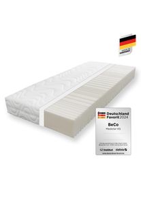 Beco Comfortschuimmatras Medistar KS, matras koudschuim-gevoel 90x200 cm, 140x200 cm Getest met 1,1* "ZEER GOED" & beoordeeld als**Duitsland Favoriet