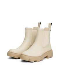 Tommy Hilfiger Chelsea-boots RUBBER FLAG CLEATED RAINBOOT , blokhak, instaplaarzen, rubberlaarzen, tweezijdige stretchinzet dames chelsea boots maat