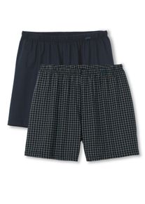 Calida Boxershort Natural Benefit elastisch, single jersey-kwaliteit, zonder opening (Set van 2) heren wijde boxershorts maat S (46/48) grijs