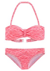 Venice Beach Bandeaubikini verstelbaar top, zijsteunen meisjes bikini's maat 122/128 rood