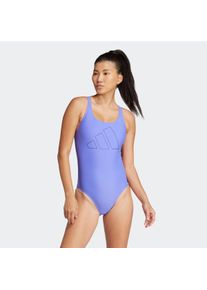 adidas Performance Badpak BIG BARS SUIT (1 stuk) dames badpakken maat 32 blauw