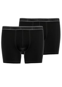 Tom Tailor Lange onderbroek Vancouver comfortabel, nauwsluitend, elastisch, basic, logoband (Set van 2) heren lange onderbroeken maat 4 (S) zwart