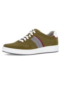 Pius Gabor Sneakers , vrijetijdsschoen, lage schoen, veterschoen met contrastafwerking, breedte g heren veterschoenen maat 10 (44,5) groen