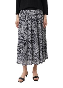 comma, Comma Midirok met print all-over dames rokken tot op de knie maat 44 zwart