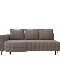 exxpo - sofa fashion Loungebank T wiggy slaapbank met bedfunctie en bedlade, comfortabele bonellvering, super zitcomfort, elegante vormtaal