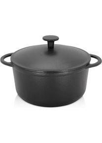 Kr&uuml;ger Kr&uuml;ger Braadpan Gietijzeren braadpan met deksel RUSTICA (1-delig) braadpannen zwart
