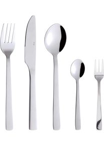 aida RAW Bestekset Raw gepolijst (set) besteksets zilver(kleur)