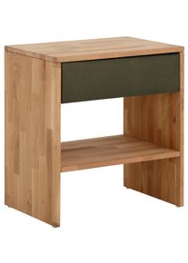 Places of Style Nachtkastje Vinton nachtkastjes maat Microvezel vintage groen