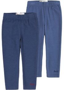 Levi's Kidswear Levi's Kidswear Legging LVG 2 PK CLASSIC LEGGING (2-delig) meisjes maillots & leggings maat 12M (80) blauw