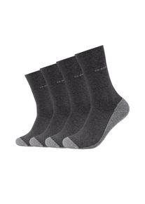 Camano Sokken CA-Soft met lichte bekleding (set, 4 paar) jongens sokken maat 47-49 grijs