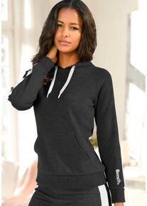 Bench. Loungewear Hoodie met zijstrepen en kangoeroe zak, loungewear dames loungewear maat 56/58 zwart