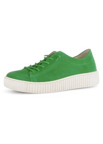Gabor Slip-on sneakers , vrijetijdsschoen, lage schoen, instapschoen met best fitting-uitrusting dames lage sneakers maat 35 groen