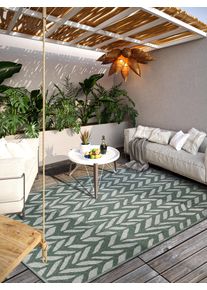 Villeroy & Boch Villeroy & Boch Outdoorkleed Georgette In-& Outdoor, Vlakweefsel, weerbestendig, Terras, Balkon, modern, Trend buitenkleden groen
