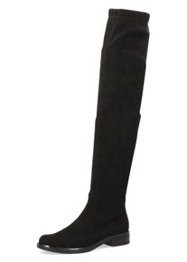 Caprice Overknee-laarzen met xs-stretchschacht, vegane afwerking dames overknee laarzen maat 36 zwart