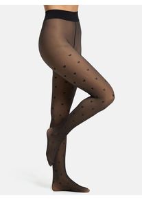 Camano Maillot Comfort Thermo-kousen, katoen kruis, comfortabel, knus (1-pack) dames maillots maat 36 zwart