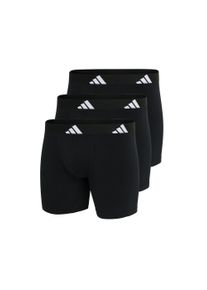 adidas Sportswear Lange boxershort Active Flex Cotton elastisch, logoband, sportieve look, zonder opening (Set van 3) heren lange onderbroeken maat L