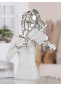 Gilde Decoratief figuur Beeld Muzikant (1 stuk) beelden & sculpturen wit