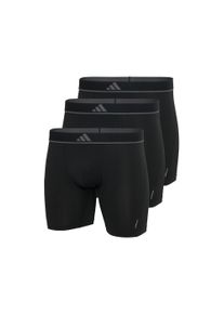 adidas Sportswear Lange boxershort Active Micro Flex Logo-band, elastisch, microvezel, zonder opening (Set van 3) heren lange onderbroeken maat M