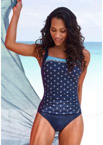 Lascana Badpak geïntegreerde softcups, verstelbare bandjes dames badpakken maat C blauw