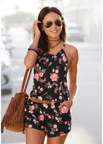 Lascana Jumpsuit met spaghettibandjes en bloemenprint, zomerse jumpsuit dames jumpsuits maat 34 multicolor