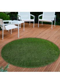 ANDIAMO Kunstgras Gazontapijt Sansibar realistische uitstraling, met afvoersysteem, voor balkon & terras (1 stuk) buitenkleden groen