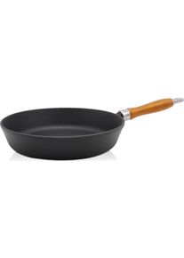 Krüger Krüger Koekenpan Gietijzeren koekenpan RUSTICA voor inductiekookvelden geschikt (1-delig) koekenpannen zwart