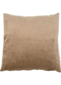 Gözze Gözze Kussenovertrekken Muri in veel effen kleuren (2 stuks) kussenhoezen bruin