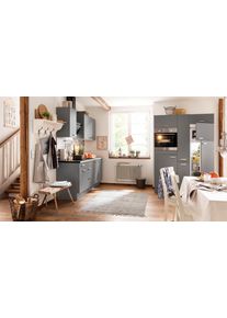 Optifit Keukenblok Parma zonder elektrische apparaten, breedte 360 cm keukenkast series maat - grijs