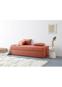 Maintal Bed Diana oranje, slaapbanken, Breedte ligoppervlak: 93 cm, Lengte ligoppervlak: 203 cm
