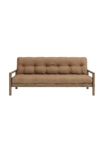 KARUP Slaapbank Knob met futonmatras, verschillende kleuren, fsc-gecertificeerd, dennenhout bruin, slaapbanken, Breedte ligoppervlak: 130 cm, Lengte