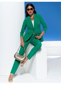 Heine Broekpak dames kostuums met pantalons maat 34 groen