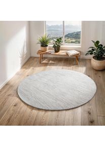 MyFlair M&ouml;bel & Accessoires Wollen kleed WOOLY DREAM met de hand geweven tweezijdig te gebruiken kleed, m&ecirc;lee, zuivere wol, woonkamer moderne