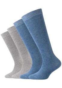 Camano Kniekousen CA-Soft met een hoog katoengehalte (set, 4 paar) dames kniekousen maat 23-26