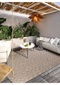 Villeroy & Boch Villeroy & Boch Outdoorkleed Georgette In-& Outdoor, Vlakweefsel, weerbestendig, Terras, Balkon, modern, Trend buitenkleden beige