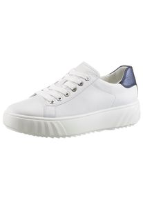 Ara Plateausneakers Monaco , vrijetijdsschoen, lage schoen, veterschoen, met verwisselbaar voetbed, h-breedte dames lage sneakers maat 7,5 (41) wit